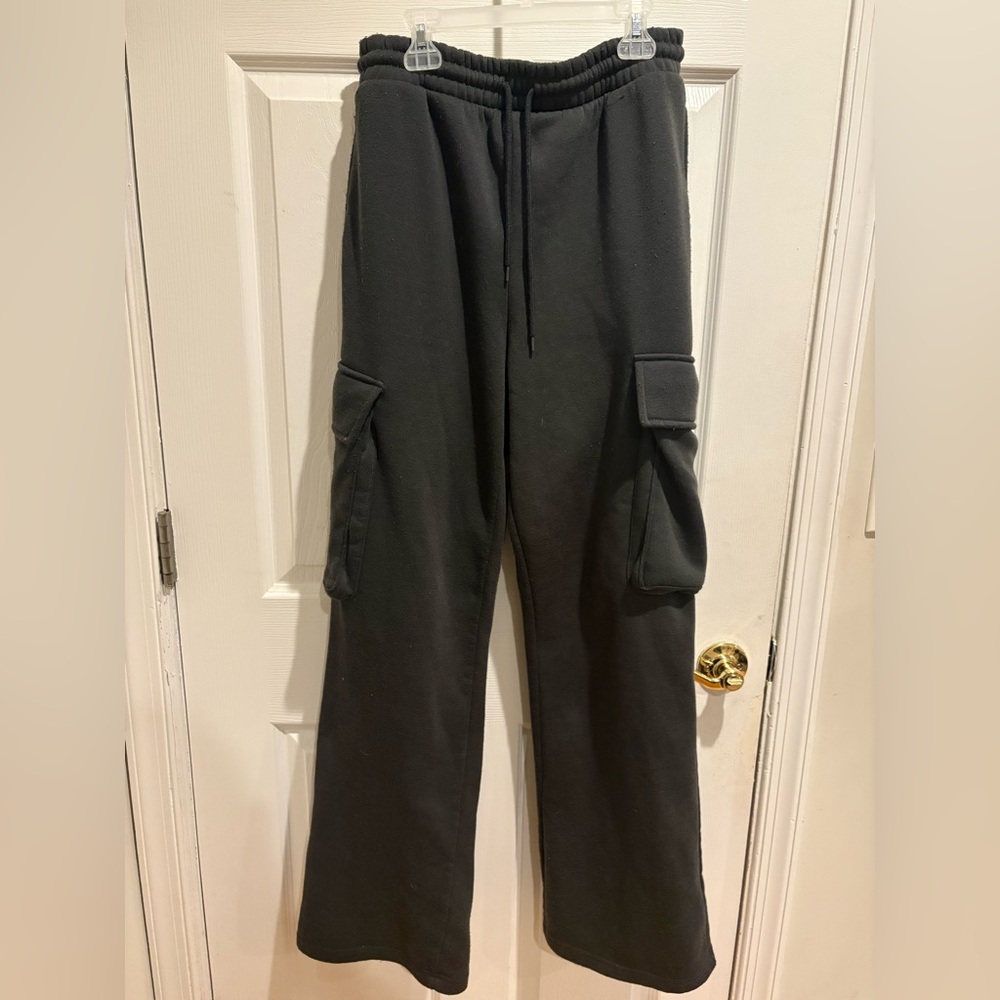 Unisex Black Cargo Pants